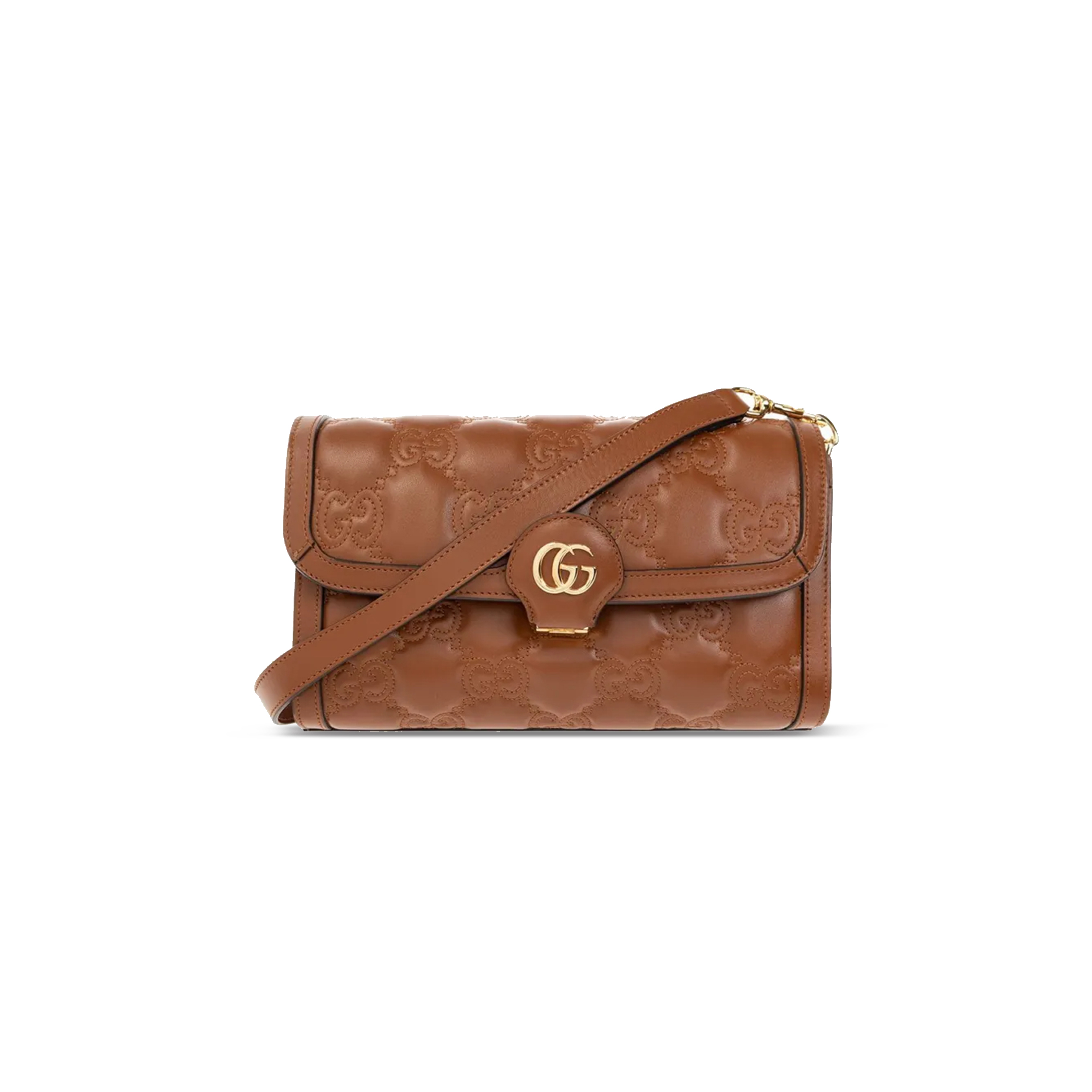 GUCCI SMALL GG MATELASSÉ LEATHER BAG 724529 (25.5*16*8.5cm)